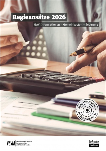 Regieansätze 2026 / VSSM-Broschüren Regieansätze 2026