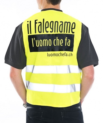 Leuchtweste "il Falegname"