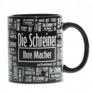 Tasse mit Marke «Die Schreiner - Ihre Macher»